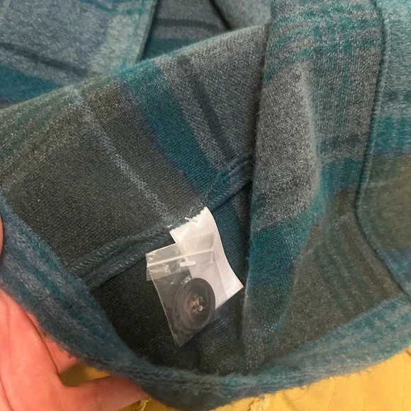 Rachel Zoe Plaid Blazer Overcoat - Picture 4 of 5